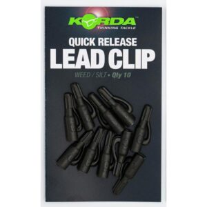 Clip Plomb Korda Quick Release Lead Clips WEED/SILT